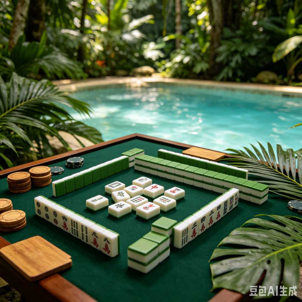 mahjong table mat