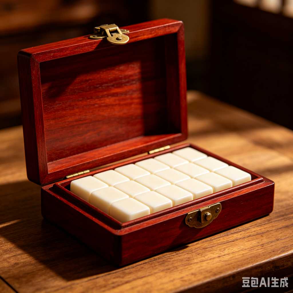 high simulation ivory mahjong set
