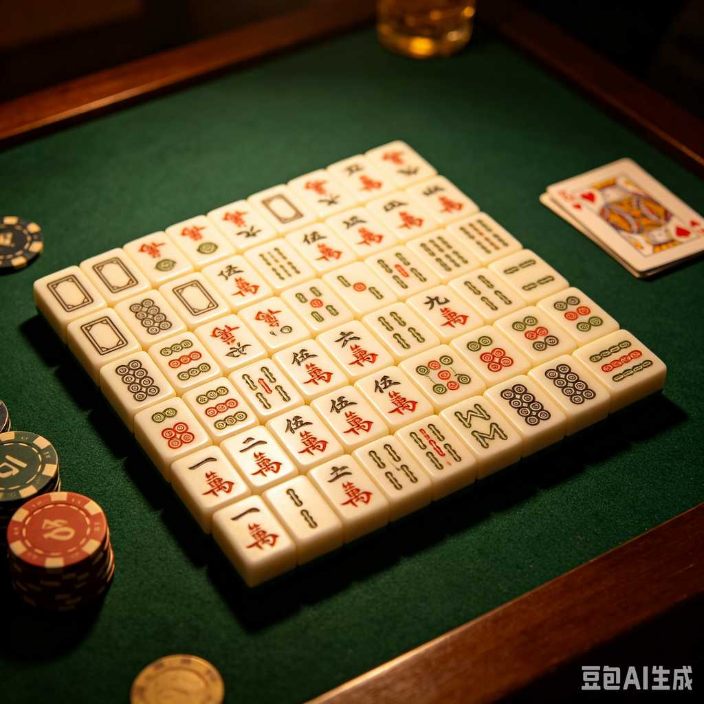 jelly transparent mahjong set